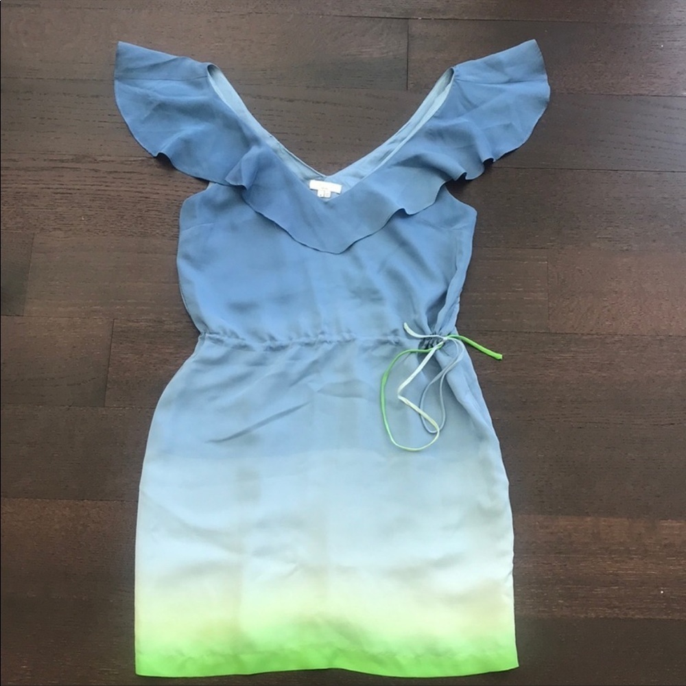 Adam Lippes Silk Ombre Dress